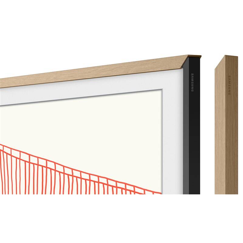 Výměnný rámeček Samsung pro Frame TV VG-SCFA55TKBXC  / úhlopříčka 55" (139 cm) / 2021 / rovný design / týkový / hnědá Varianta: ivi4