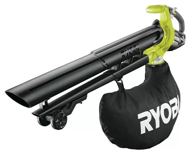 Akumulátorový vysavač a foukač listí Ryobi ONE+ OBV18 / BEZ BATERIE / 18 V / 201 km/h / zelená / černá Varianta: ivi1