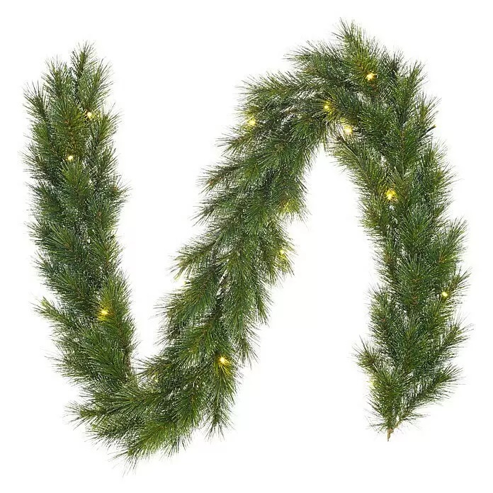 German Girlanda s LED osvětlením / 270 cm / tvarovatelná / 30 LED / teplá bílá / plast / zelená Varianta: ivi1