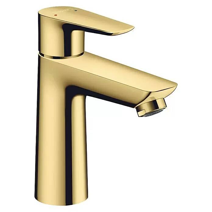 Umyvadlová jednopáková baterie Hansgrohe Talis E 110 / vysokotlaká / keramická kartuše / mosaz / 5 l/min. / matná zlatá Varianta: ivi1