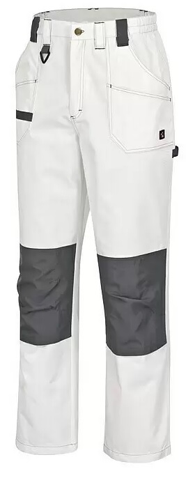 German Malířské kalhoty / vel. L / polyester / bílá Varianta: ivi1