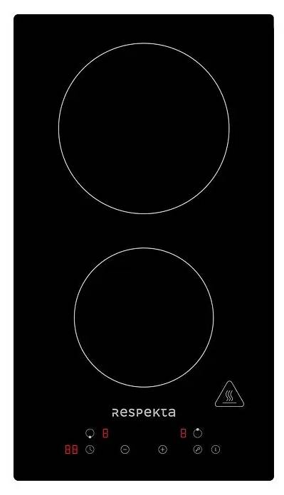 Sklokeramická varná deska Respekta Bennet / časovač / 3000 W / O plotýnky 15,5 cm a 19 cm / dětská pojistka / černá Varianta: ivi1