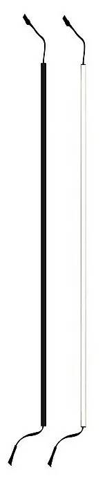 Světelný pás Direct Signs pro akustické panely / LED / 151,5 cm / 18 W / 1260 lm / IP20 / teplá bílá / černá/bílá Varianta: ivi5