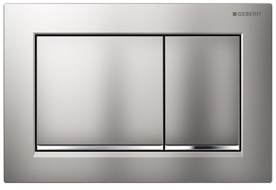 Ovládací WC tlačítko Geberit Omega30 / matný chrom Varianta: ivi1