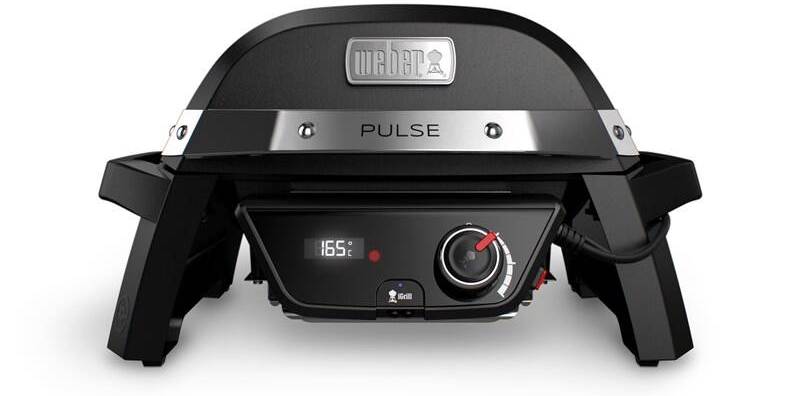 Barbecue elektrický gril Weber PULSE 1000 / 1800 W / poklop / termostat / digitální teploměr / černá Varianta: ivi1