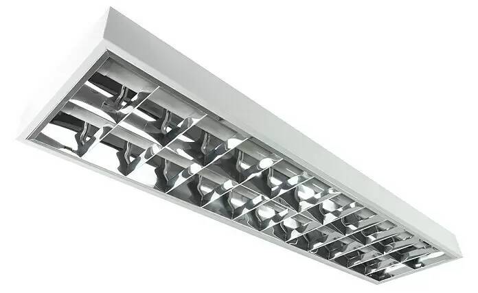 Kancelářské osvětlení Ritter Leuchten Profiline / 122 x 30 x 7,5 cm / 2x 18 W / 2260 lm / neutrální bílá / plast / IP20 / bílá Varianta: ivi1