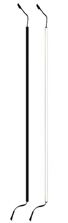 Světelný pás Direct Signs pro akustické panely / LED / 12 W / 101,5 cm / 840 lm / teplá bílá / černá/bílá Varianta: ivi3