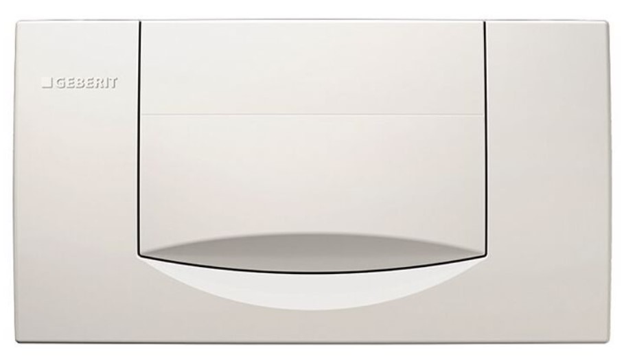 Ovládací WC tlačítko Geberit 200F / plast / start/stop / zapuštěná instalace / bílá Varianta: ivi3