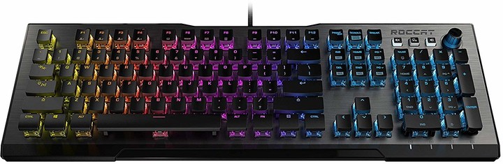 Herní klávesnice Roccat Vulcan 100 AIMO (ROC-12-411-BN) / RGB podsvícení / US / černá Varianta: ivi1