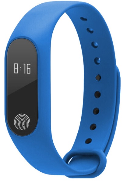 Fitness náramek Aligator M2 (M2BE) / OLED displej / Bluetooth 4.0 / modrá Varianta: ivi2