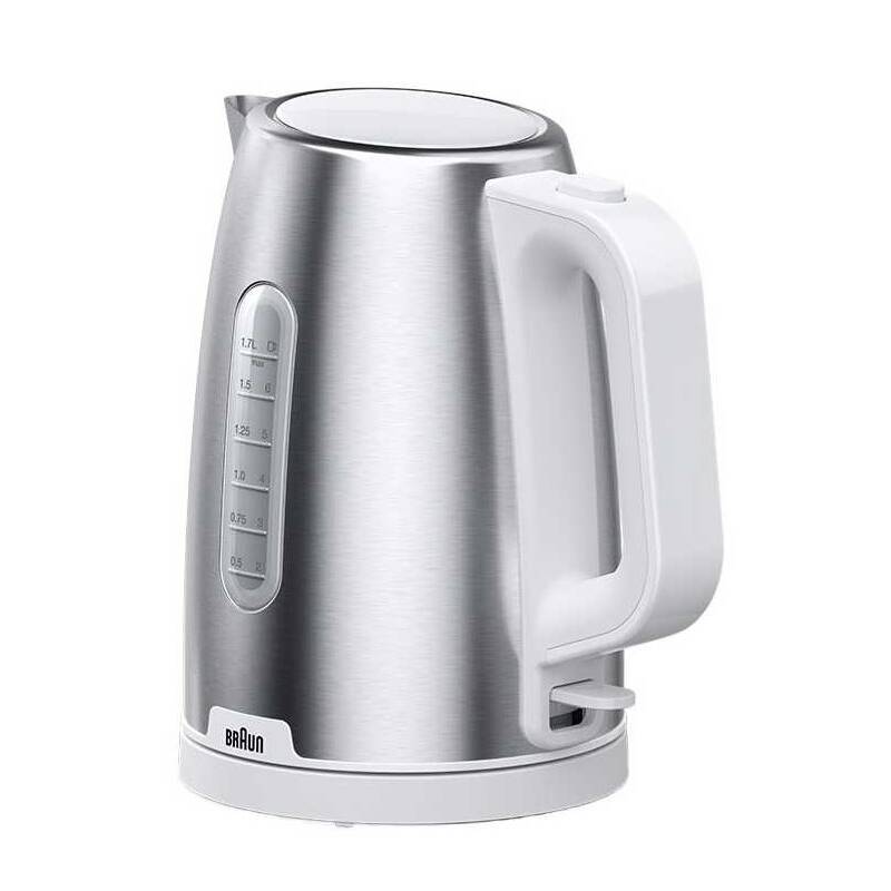 Rychlovarná konvice Braun PurShine WK1500.WH / 2200 W / 1,7 l / nerez/bílá Varianta: ivi30
