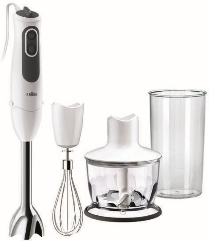Tyčový ponorný mixér Braun Multiquick 3 MQ3135WH / 750 W / bílá/šedá Varianta: ivi1