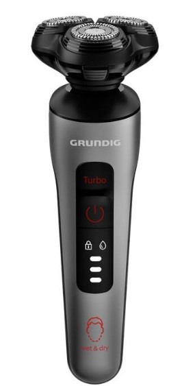 Holicí strojek Grundig MS8130 / 3 frézky / titanový povrch / 70 min. / šedá Varianta: ivi1