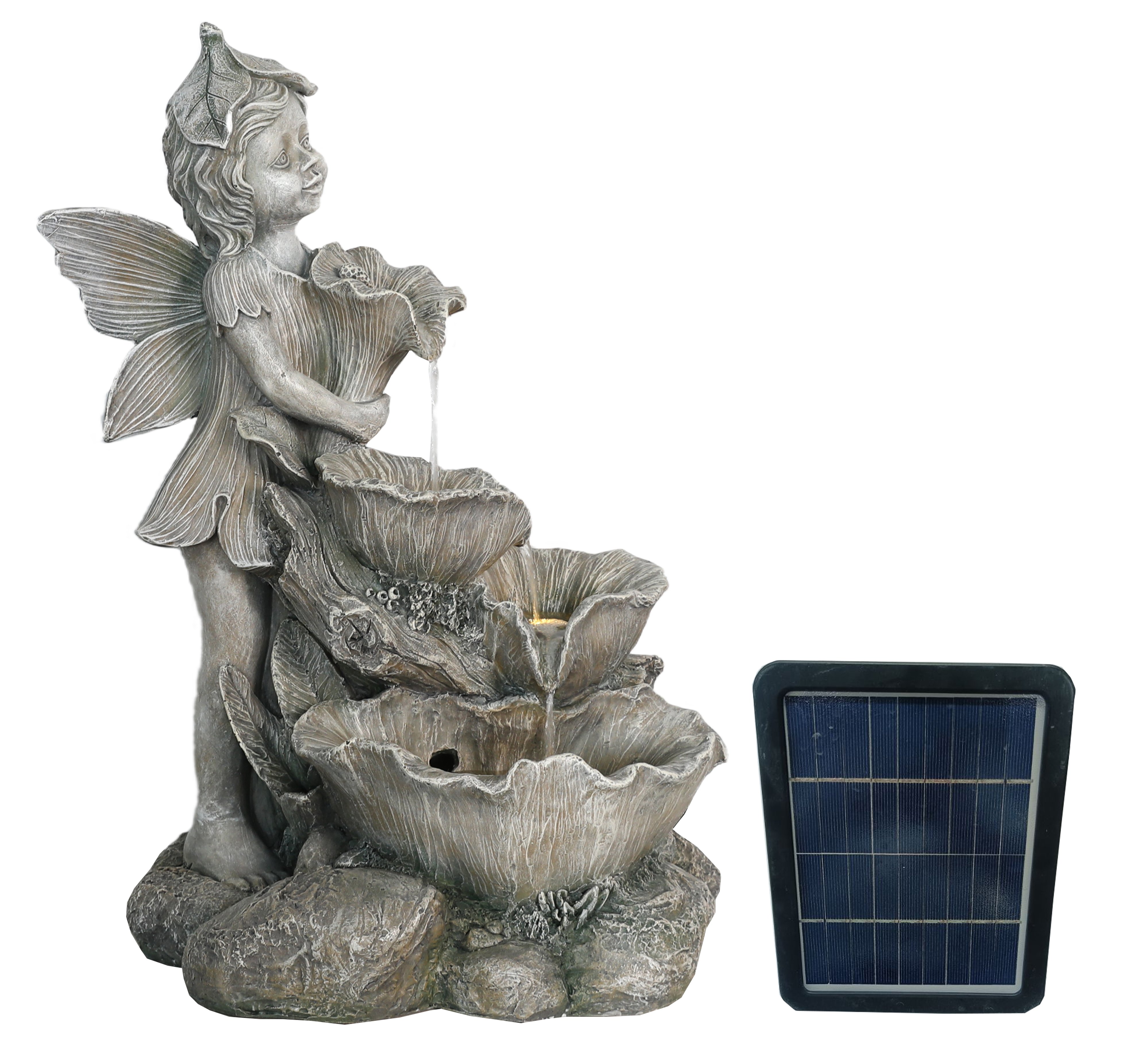 Zahradní solární fontána BestBerg SF-23 / polyresin / 45 x 34 x 61 cm Varianta: ivi0