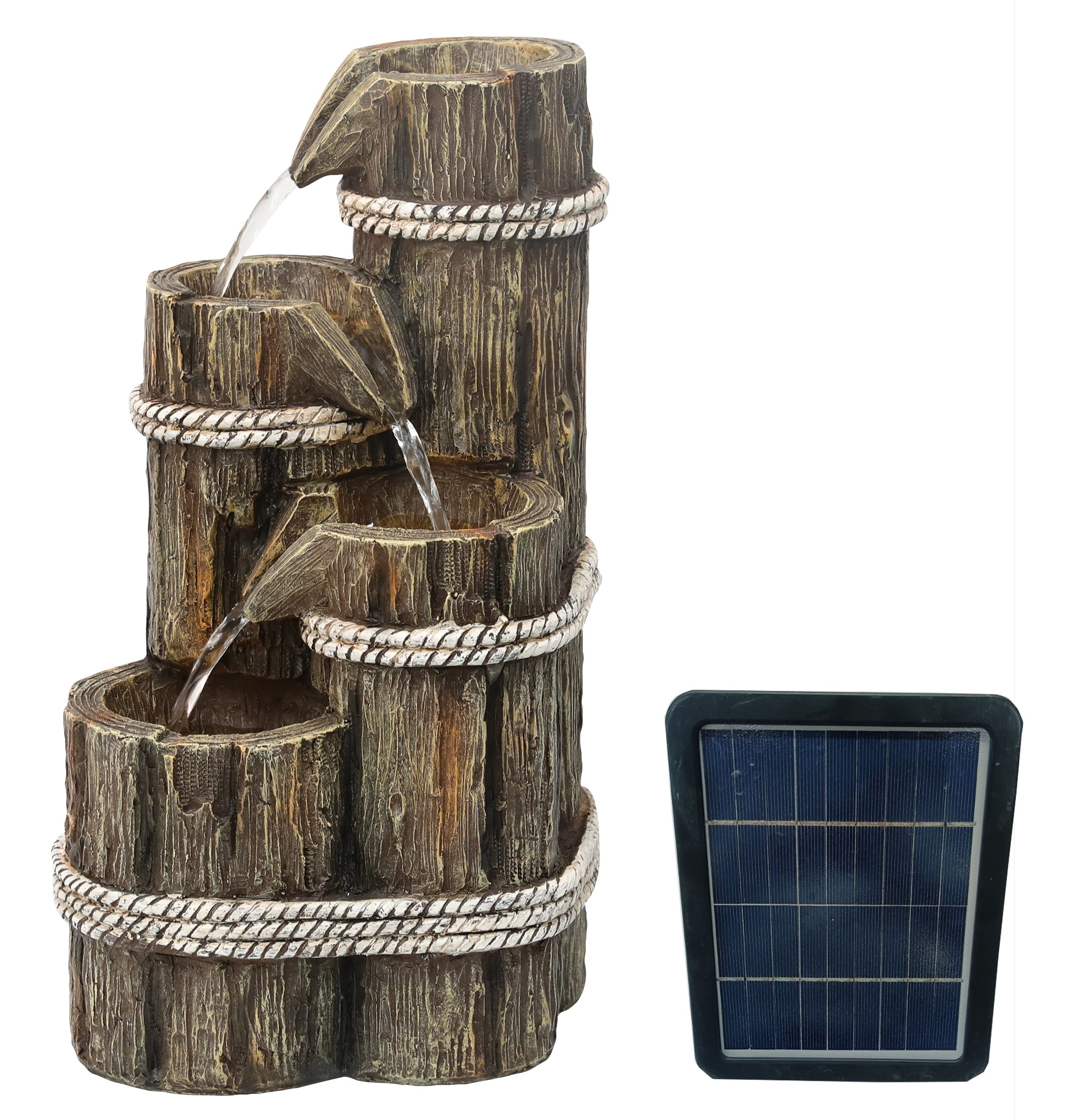 Zahradní solární fontána BestBerg SF-24 / polyresin / 24 x 19 x 40,5 cm Varianta: ivi0