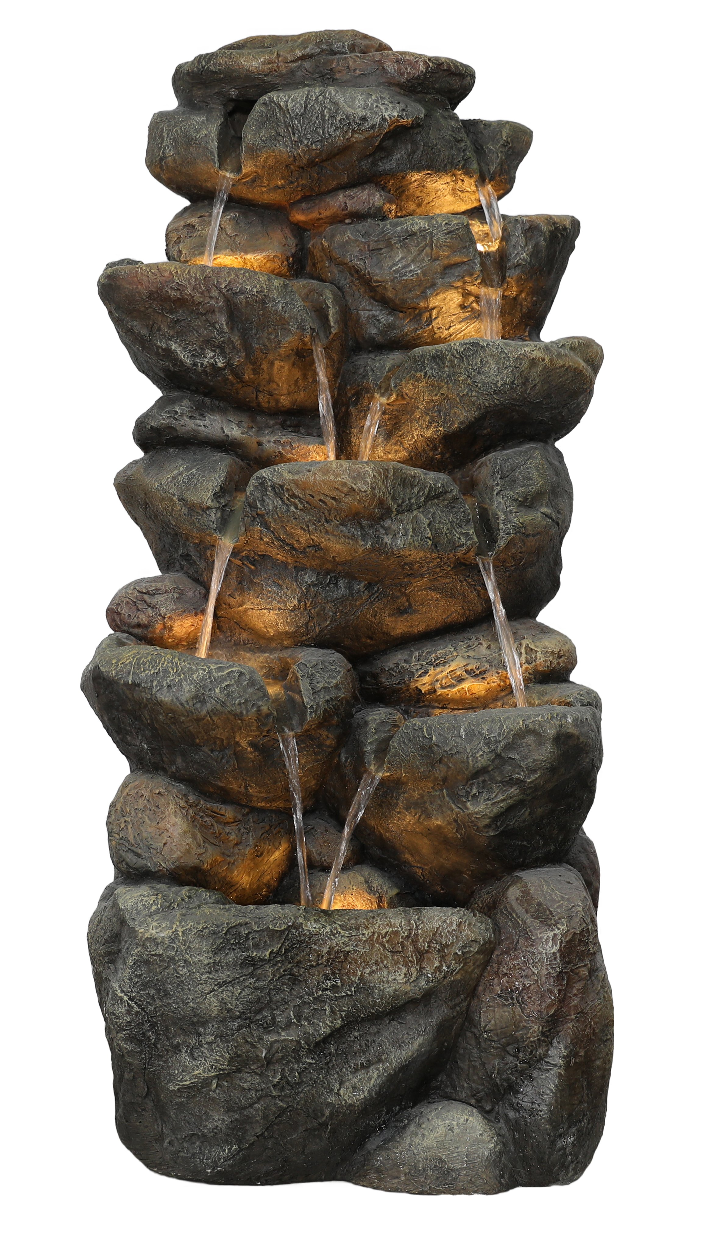 Zahradní fontána BestBerg EF-21 / polyresin / 44,5 x 38 x 99 cm Varianta: ivi0