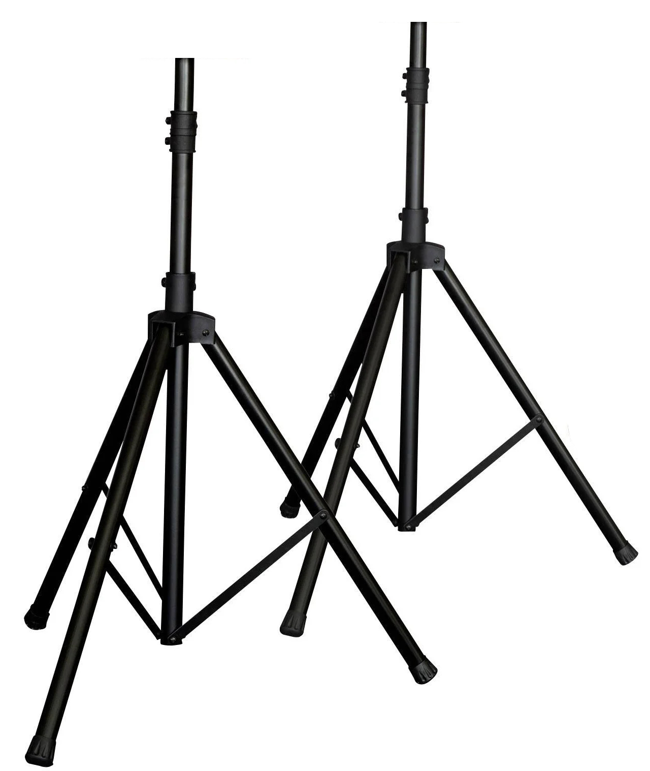 Stojany k sadě reproduktorů Alecto PAS-350 / 2 ks / výškově nastavitelné / černá Varianta: ivi1