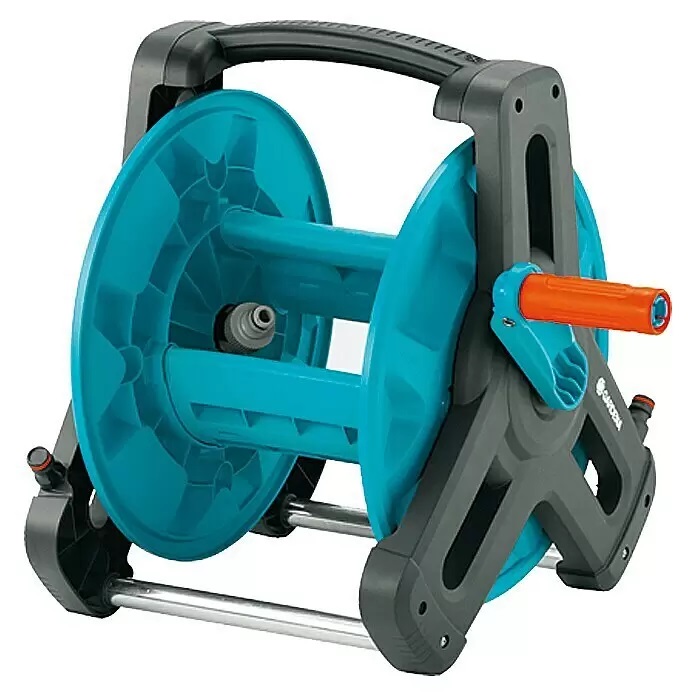 Naviják na hadici Gardena Classic 50 / plast / volně stojící / 13 mm ( 1/2 ´´) / tyrkysová / černá Varianta: ivi2