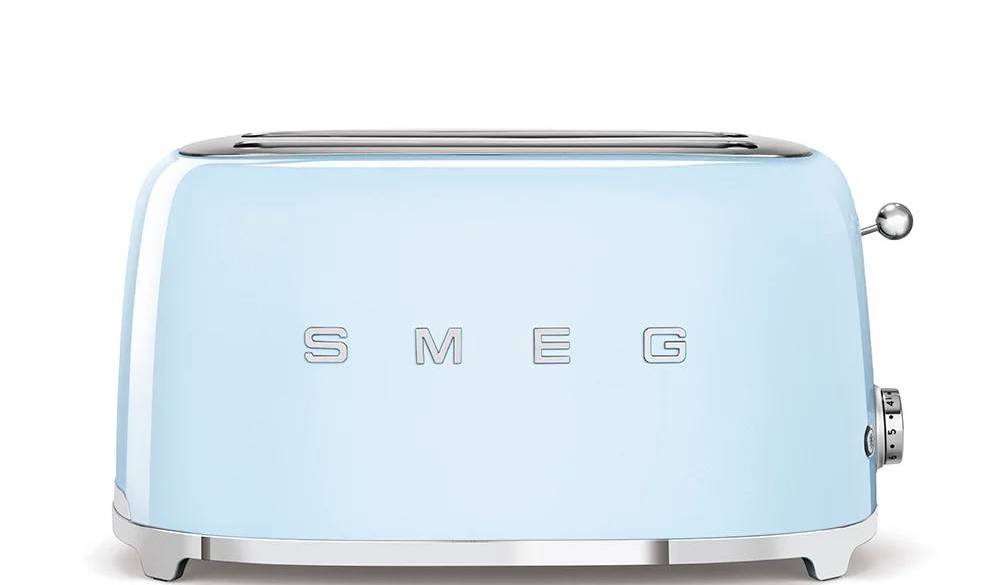 Topinkovač Smeg 50's style TSF02 / 4x2 / 1500 W / nerezová ocel / pastelově modrá Varianta: ivi5