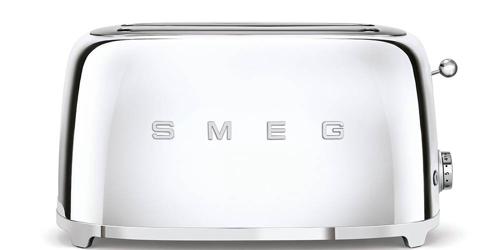 Topinkovač Smeg 50's style TSF02SSEU / 4x2 / 1500 W / nerezová ocel / chrom Varianta: ivi9