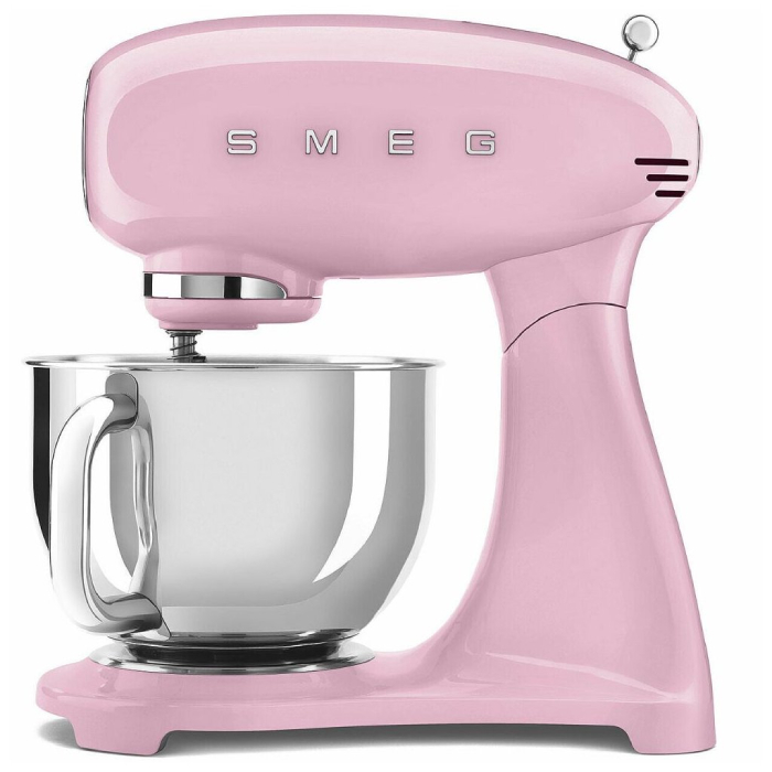 Kuchyňský robot Smeg 50's style SMF03PKEU / 800 W / 4,8 l / pastelově růžová Varianta: ivi2
