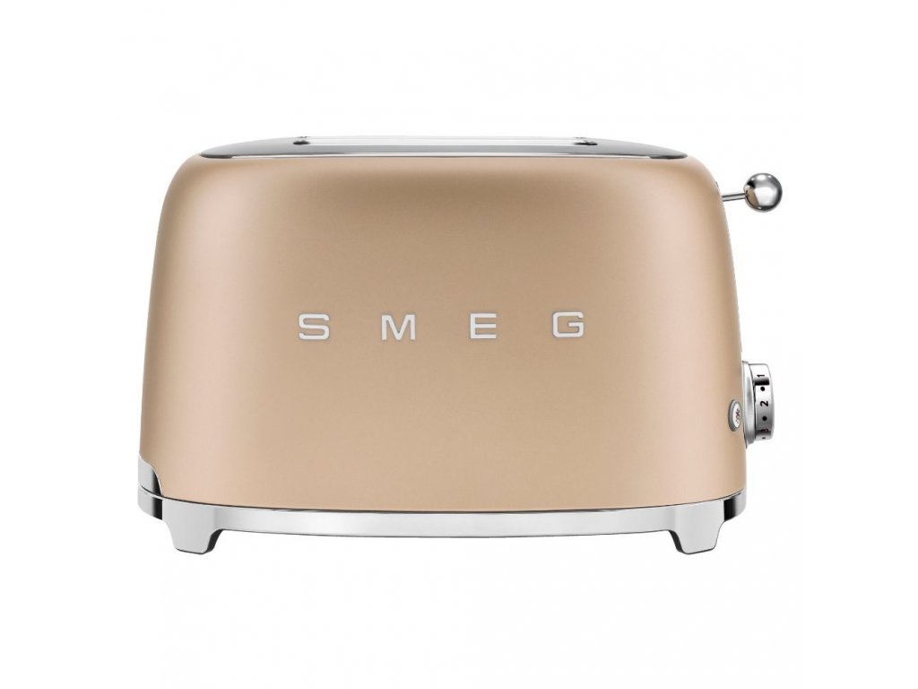 Topinkovač Smeg 50's style TSF01CHMEU / 950 W / matná zlatá Varianta: ivi1