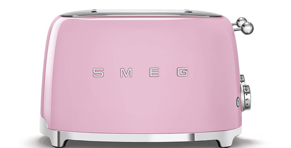 Topinkovač Smeg 50's style TSF03PKEU / 4 x 4 / 2000 W / růžová Varianta: ivi1