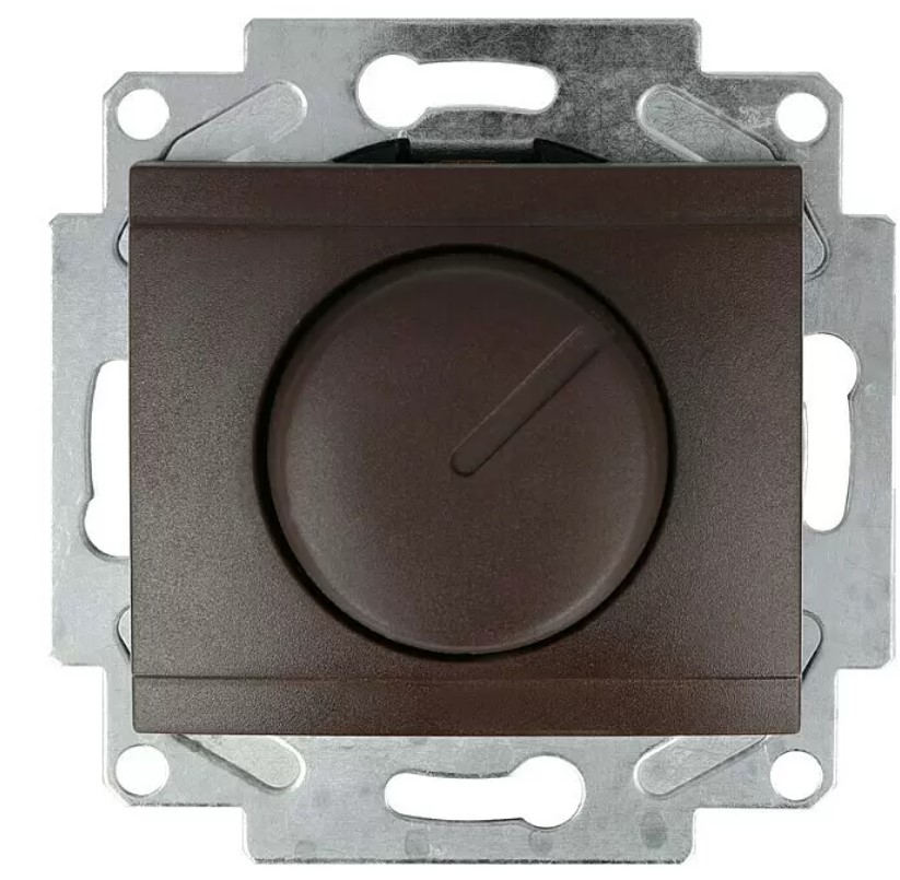 LED stmívač Voltomat / 7 W / plast / pod omítku / hnědá Varianta: ivi0