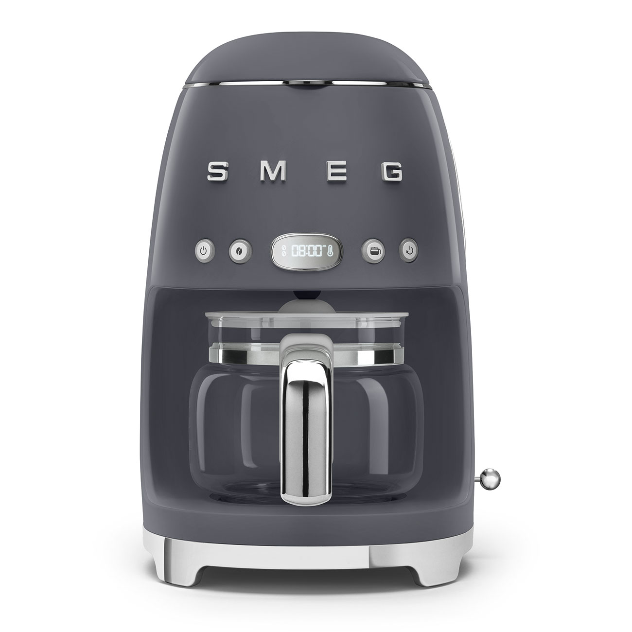 Kávovar na překapávanou kávu Smeg 50's style DCF02GREU / 1050 W / 1,4 l / šedá Varianta: ivi1