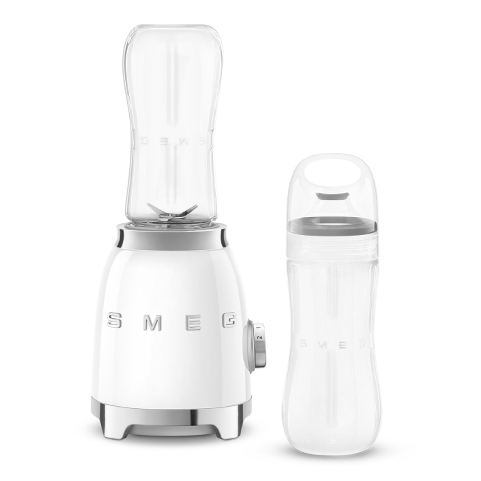 Stolní smoothie mixér Smeg 50's style PBF01WHEU / 300 W / 2 x 600 ml / bílá Varianta: ivi1