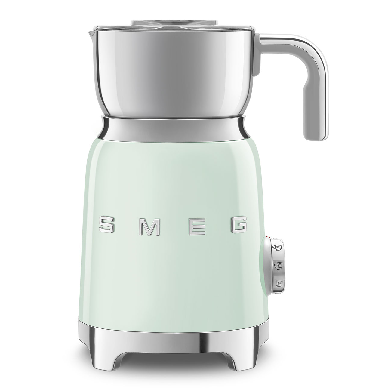 Napěňovač mléka Smeg 50's Style MFF11PGEU / 500 W / 0,6 l / pastelově zelená Varianta: ivi1