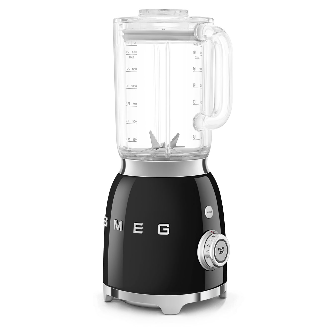 Stolní mixér Smeg 50's style BLF03BLEU / 800 W / 1,5 l / lesklá černá Varianta: ivi1