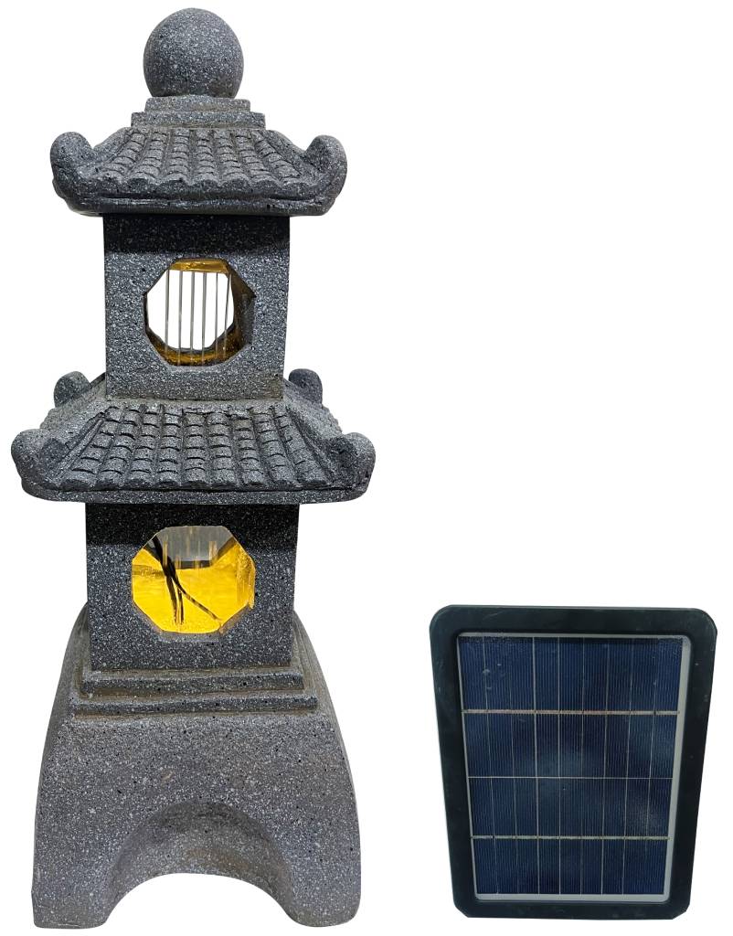 Zahradní solární fontána BestBerg SF-30 / polyresin / 23 x 23 x 60 cm Varianta: ivi1