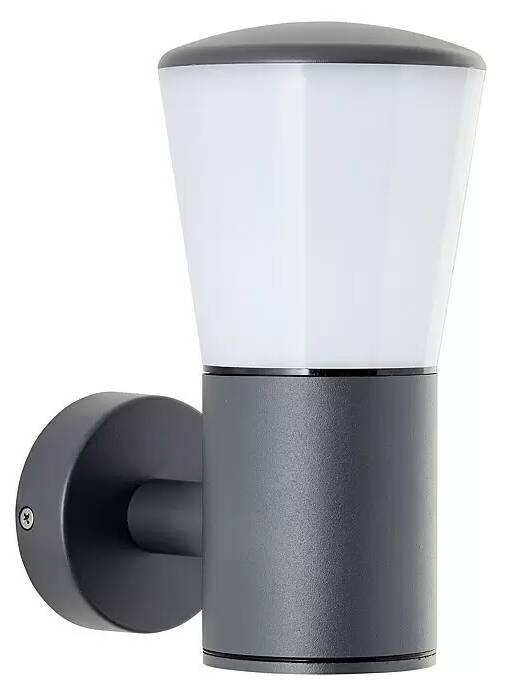 Venkovní nástěnné svítidlo Brilliant Cliffi / 28 W / 16 x 10,5 x 20 cm / E27 / IP44 / plast / hliník / antracitová Varianta: ivi1
