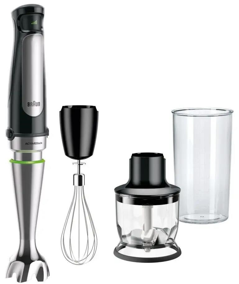Tyčový mixér Braun MultiQuick 7 MQ 7025X / 1000 W / nerezová ocel/černá Varianta: ivi1