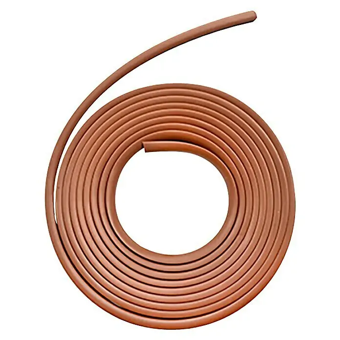 Těsnění dřevěnných dveří Dollex 009-11 / 5 m / polyvinylchlorid / hnědá Varianta: ivi0