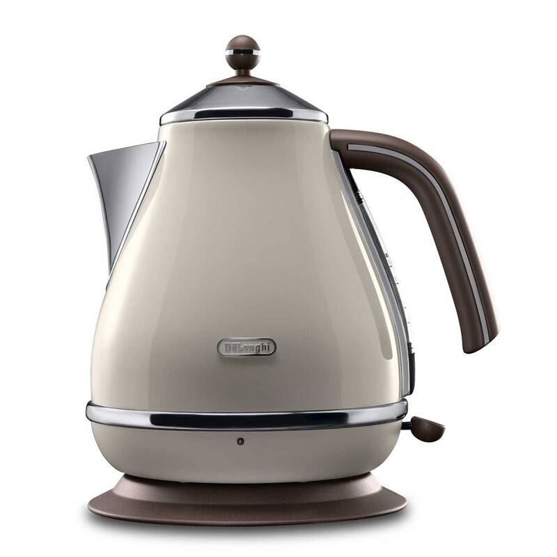 Rychlovarná konvice DeLonghi Icona Vintage KBOV 2001 BG / 2000 W / 1,7 l / béžová Varianta: ivi3