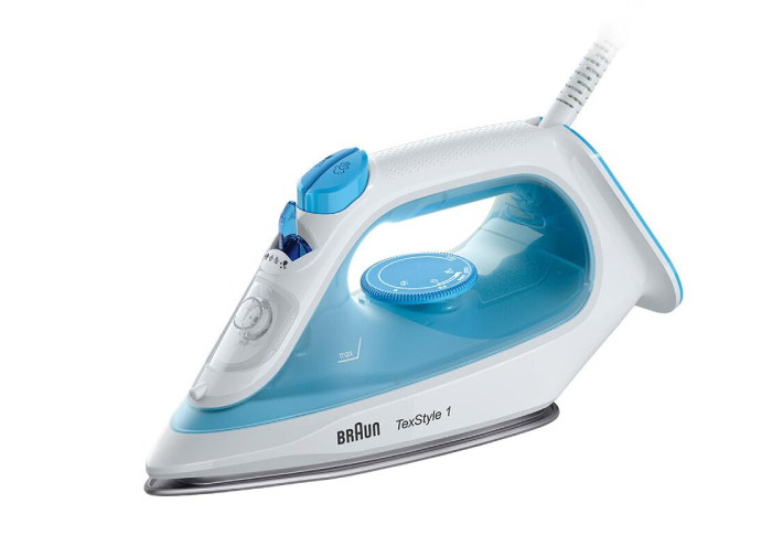 Napařovací žehlička Braun SI 1050 BL / 2000 W / 25 g/min. / 1,9 m / 220 ml / modrá/bílá Varianta: ivi18