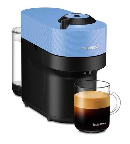 DeLonghi Kapslový kávovar Espresso De'Longhi Nespresso Vertuo Pop ENV90.A / 0,56 l / 1260 W / modrá/černá Varianta: ivi6