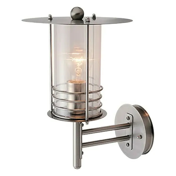 Venkovní nástěnné svítidlo Starlux / 60 W / nerez/sklo / stříbrná Varianta: ivi0