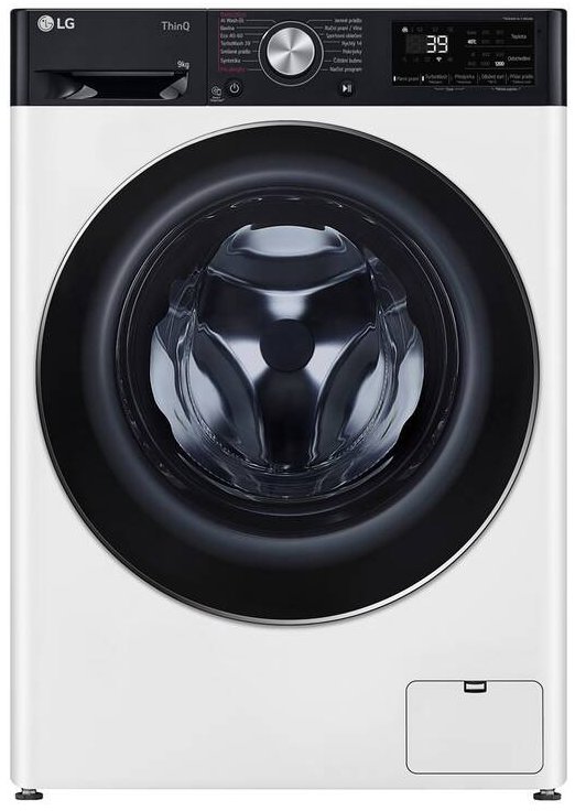 Pračka LG FBLR7A92WC / 9 kg / 1160 ot./min. / slim provedení / bílá Varianta: ivi1