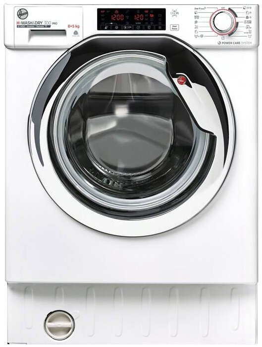 Vestavná pračka se sušičkou Hoover HBDO485TAMCE/1-S / 8 kg/5 kg / 1400 ot./min. / bílá Varianta: ivi1