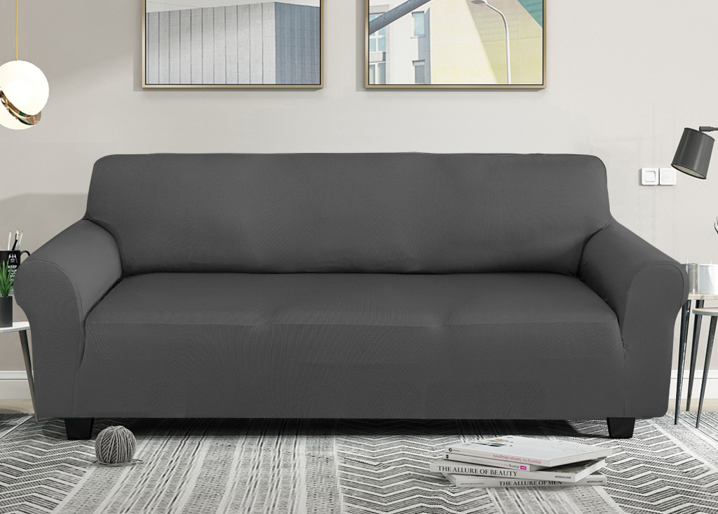 Ultra elastický potah na trojmístnou pohovku BestBerg / šedá Varianta: ivi4