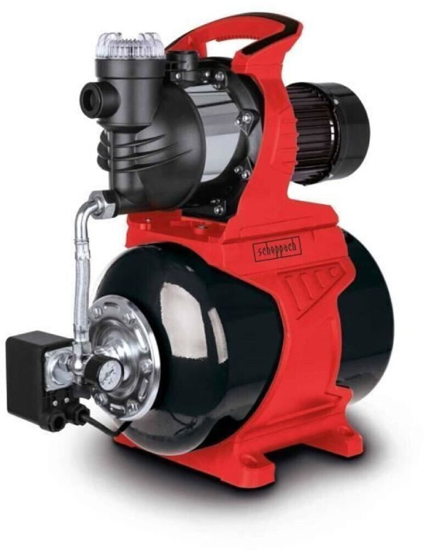 Domácí vodárna Scheppach HWW1400 / 1300 W / 6000 l/h / červená Varianta: ivi1