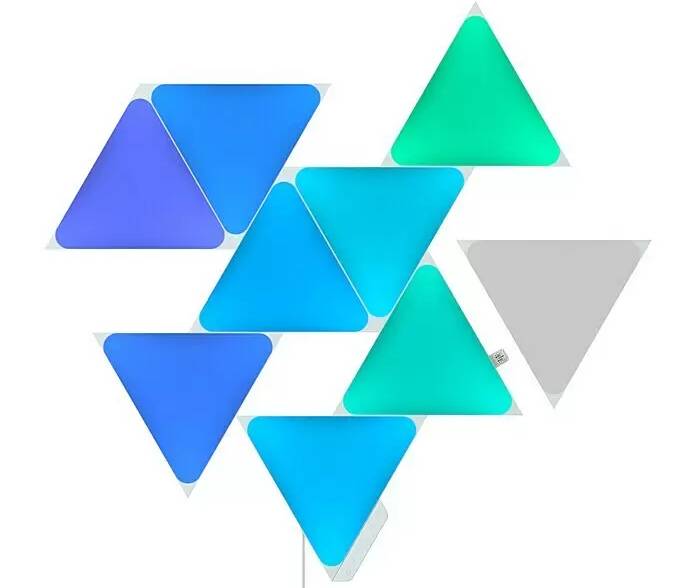 Sada Nanoleaf LED trojúhelníkových modulů / 9 kusů / RGBW Varianta: ivi1