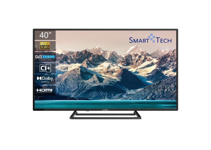 LED televize Smart Tech 40FN10T3 / Full HD / 40" (101 cm) / 1920 x 1080 px / černá Varianta: ivi1