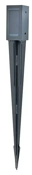 German Zahradní nárazové pouzdro Spikx 75 x 7,1 x 7,1 cm / zápich / kov / práškový lak / antracitová Varianta: ivi0