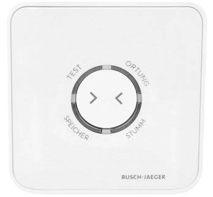 Rádiový spínač Busch-Jaeger / 2,3 x 9 x 9 cm / 3 V / -10 °C - 40 °C / 868 MHz / bílá Varianta: ivi0