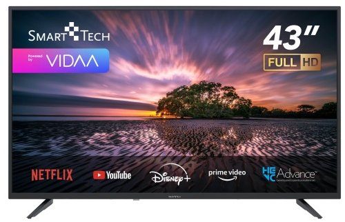 Smart televize Smart Tech 43FV10T1 / D-LED / 1920 x 1080 px / 43" (109 cm) / Full HD / černá Varianta: ivi8