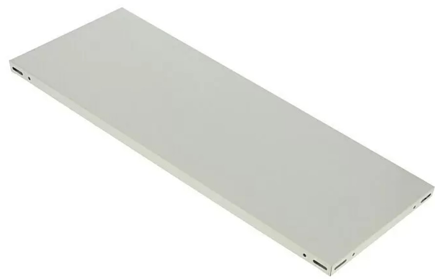 German Regálová police / 35 x 100 cm / kov / nosnost 60 kg / šedá Varianta: ivi2